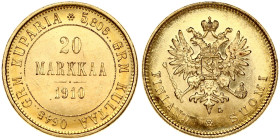 Finland 20 Markkaa 1910 L - AU