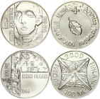 Finland 100 Markkaa 1996 Helene Schjerfbeck & 100 Markkaa 2000 Millennium Lot of 2 Coins