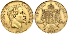 France 100 Francs 1868A - XF