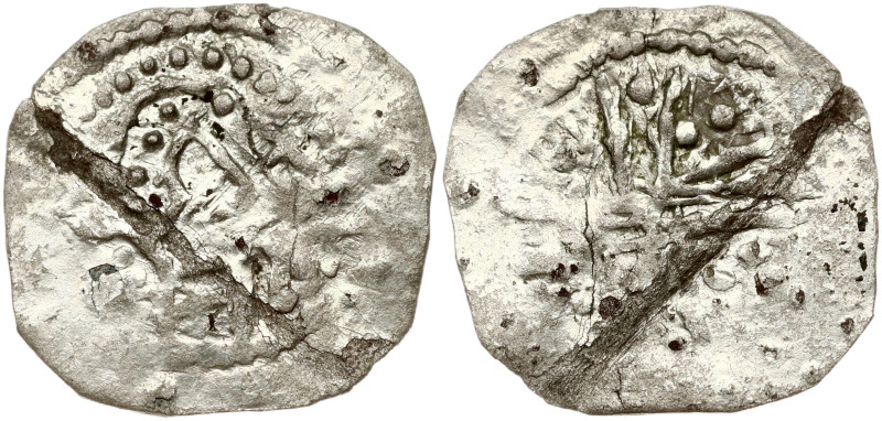 Germany 1 Denar ND. Surface damage. Silver 1.30g. 22mm.