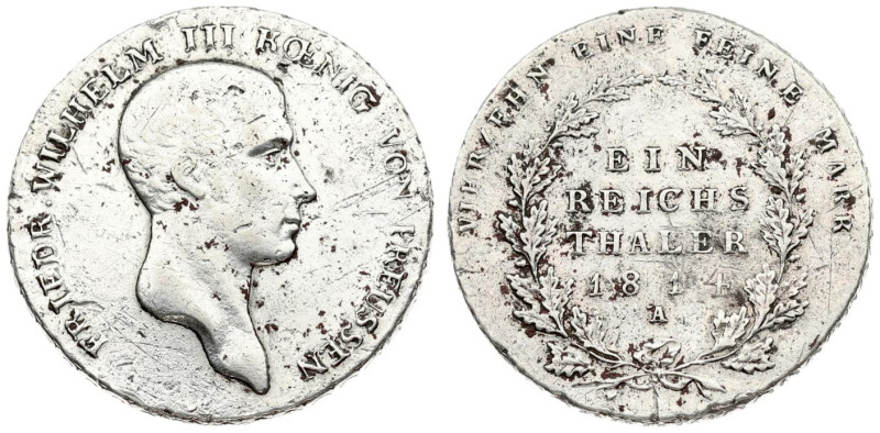 Germany, Prussia. Friedrich Wilhelm III (1797-1840). Taler 1814 A Berlin. Silver...
