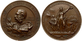 Saxony Medal 1898 King Albert of Saxony - XF+