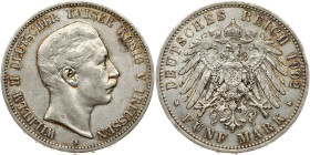 Germany Prussia 5 Mark 1902