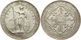 Great Britain Trade Dollar 1900 B - XF