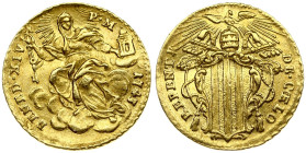 Italy Vatican Zecchino 1743 - AU