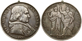 Italy PAPAL STATES 1 Scudo 1830-IROMA