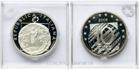 Italy 10 Euro 2005 Peace and Freedom in Europe