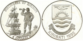 Kiribati 5 Dollars 1996 Discoverer of Kiribati