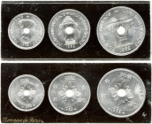Laos 10 - 50 Cents 1952 SET Lot of 3 Coins