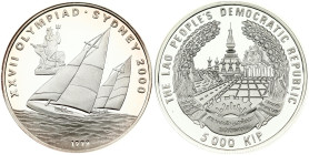 Laos 5000 Kip 1999 2000 Summer Olympics Sydney