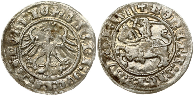 Lithuania 1/2 Grosz 1511 Vilnius. Sigismund I the Old (1506-1548). Obverse: Eagl...