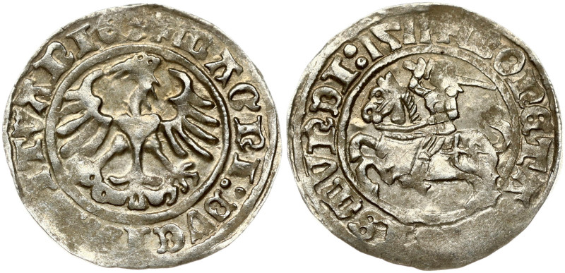 Lithuania 1/2 Grosz 1511 Vilnius. Sigismund I the Old (1506-1548). Obverse: Eagl...