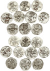 Lithuania Dwudenar 1569 & 1570 Vilnius Lot of 10 Coins