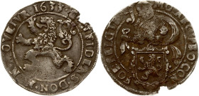 Netherlands UTRECHT 1/2 Lion Daalder 1633