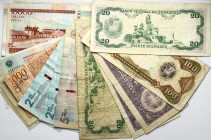 Colombia & Venezuela 2-10000 Pesos & 10-100 Bolivares (1990-2015) Banknotes Lot of 14 Banknotes