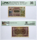 India Hyderabad 1 Rupee ND (1945-1946) Banknote PMG 35