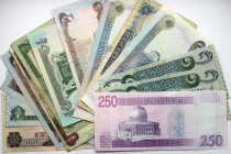 Iraq 1/4 - 250 Dinars (1971-2002) Banknotes Lot of 14 Banknotes