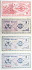 North Macedonia 10 - 25 Denari 1992 Banknotes Lot of 4 Banknotes
