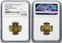 Ducat 1849 St Petersburg Mint NGC MS 61