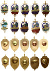 Russia Badge (20th century) ПСКР named after the 70th anniversary of the ВЧК-КГБ with a delivery Ship and Signs Ships Lot of 10 Badge