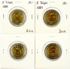Russia USSR Commemorative Coins 1-5 Roubles (1987-1991) Lot of 14 Coins