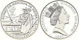 Solomon Islands 10 Dollars 1991 Discovery of the Solomon Islands