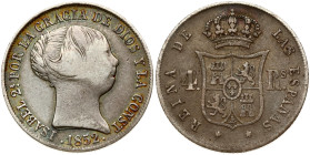 Spain 4 Reales 1852