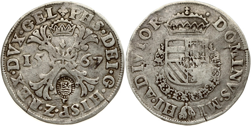 Spanish Netherlands 1 Bourgondische Rijksdaalder 1567 Nijmegen. Philip II(1556-1...