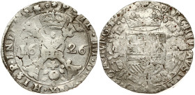 Spanish Netherlands BURGUNDY 1 Patagon 1626 (R1)