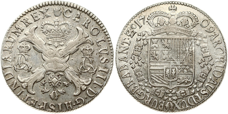 Spanish Netherlands, BRABANT. Charles III (1707-1711) Archduke of Austria. Patag...