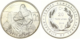 Turkey 20 Lira 2019 Dede Korkut