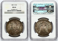 USA 1 Dollar 1881 S 'Morgan Dollar' NGC MS 64