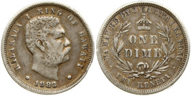 USA Hawaii 1 Dime 1883