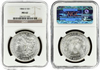 USA 1 Dollar 1884 O 'Morgan Dollar' NGC MS 62