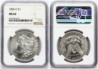 USA 1 Dollar 1885 O 'Morgan Dollar' NGC MS 62