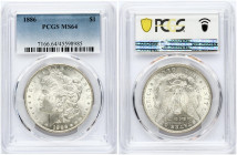 USA 1 Dollar 1886 'Morgan Dollar' Philadelphia PCGS MS 64