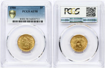 USA 5 Dollars 1900 Philadelphia - PCGS AU 58