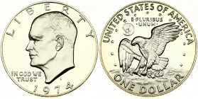 USA 1 Dollar 1974 S 'Eisenhower Dollar'