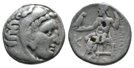 (Silver, 4.07g 18mm) MACEDON KINGDOM. Alexander III The Great, 336-323 BC. Drachm