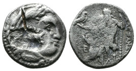 (Silver, 3.68g 18mm) MACEDON KINGDOM. Alexander III The Great, 336-323 BC. Drachm