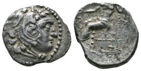 (Silver, 3.99g 20mm) MACEDON KINGDOM. Alexander III The Great, 336-323 BC. Drachm