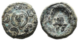 (Bronze, 4.31g 16mm) Macedonian Kingdom. Alexander III the Great. 336-323 B.C. AE