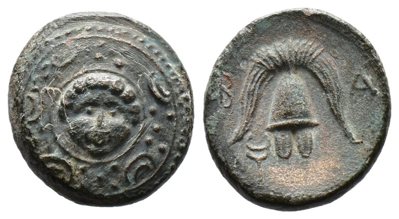 (Bronze, 4.28g 17mm) Macedonian Kingdom. Alexander III the Great. 336-323 B.C. A...