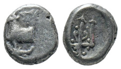 (Silver, 1.93g 10mm) THRACE. Byzantion. Circa 387/6-340 BC. Hemidrachm