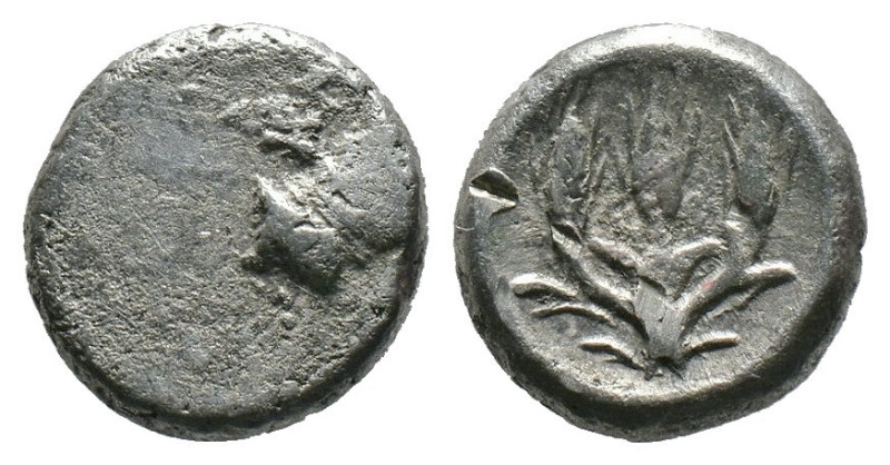 (Silver, 1.86g 12mm) THRACE. Byzantion. Circa 387/6-340 BC. Hemidrachm