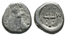 (Silver, 1.82g 11mm) THRACE. Byzantion. Circa 387/6-340 BC. Hemidrachm