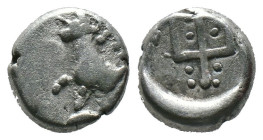 (Silver, 2.00g 11mm) THRACE. Byzantion. Circa 387/6-340 BC. Hemidrachm