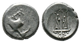 (Silver, 1.84g 12mm)THRACE. Byzantion. Circa 387/6-340 BC. Hemidrachm