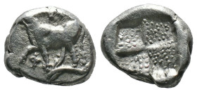 (Silver, 3.74g 15mm) THRACE. Byzantion. Circa 387/6-340 BC. Drachm