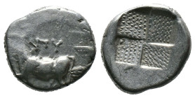 (Silver, 3.60g 17mm) THRACE. Byzantion. Circa 387/6-340 BC. Drachm